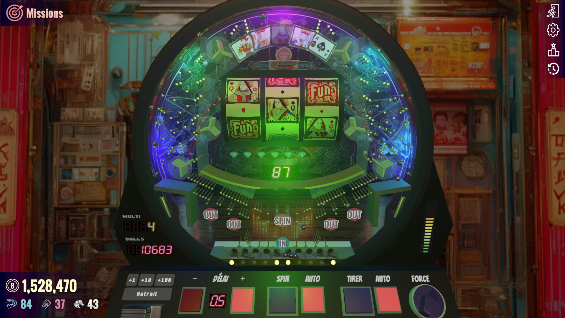 Machine de fête foraine dans Funfair Billionaire
