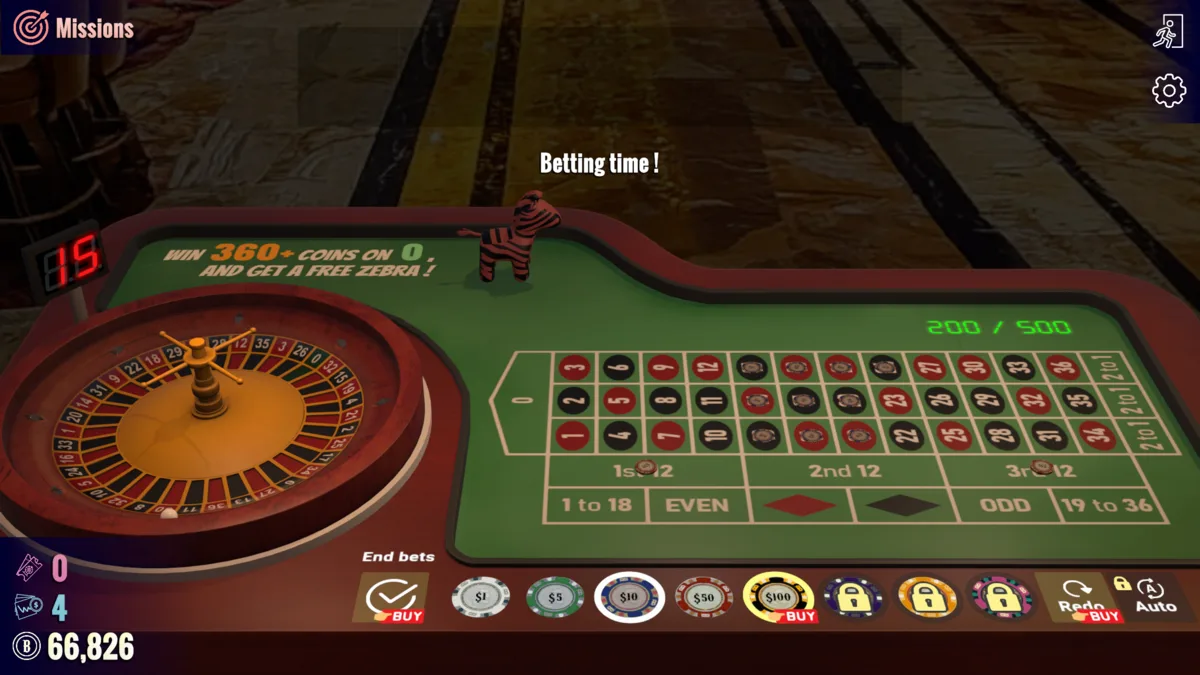 Roulette Funfair Billionaire