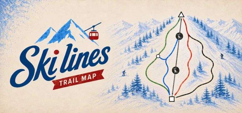 Ski Lines: Trail Map - header Steam